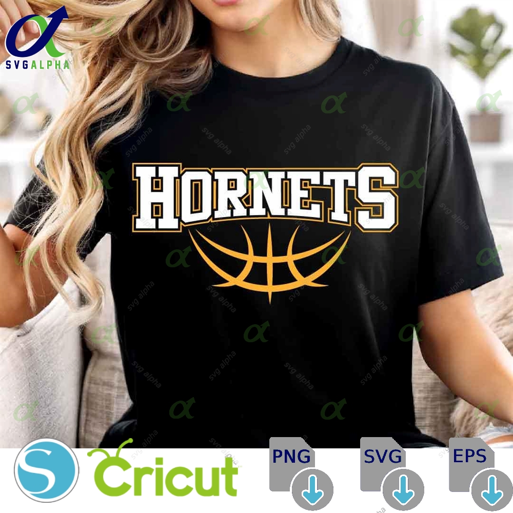 Hornets Mascot Svg Png Hornets Basketball Svg Varsity Hornets Shirt School Spirit Mascot Svg Basketball Cheer Svg Basketball Mom Svg